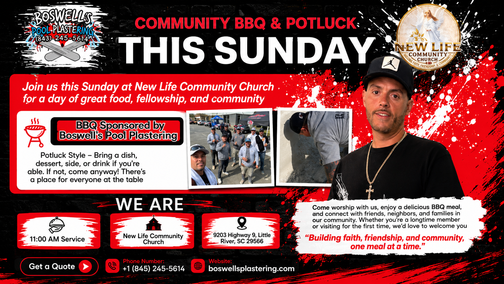 Community BBQ & Potluck – You’re Invited!